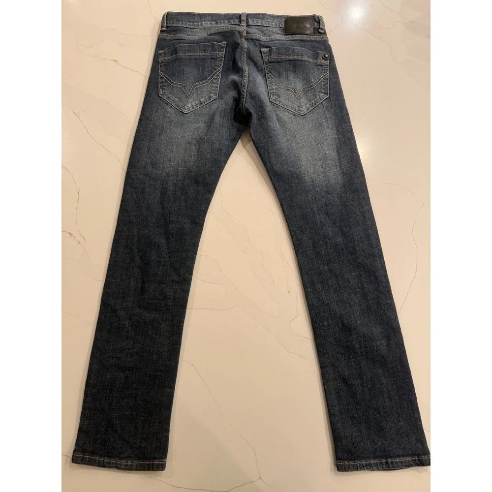 Pepe Jeans London Vapour Mens Denim Jeans 34x34 Straight Fit Dark Wash